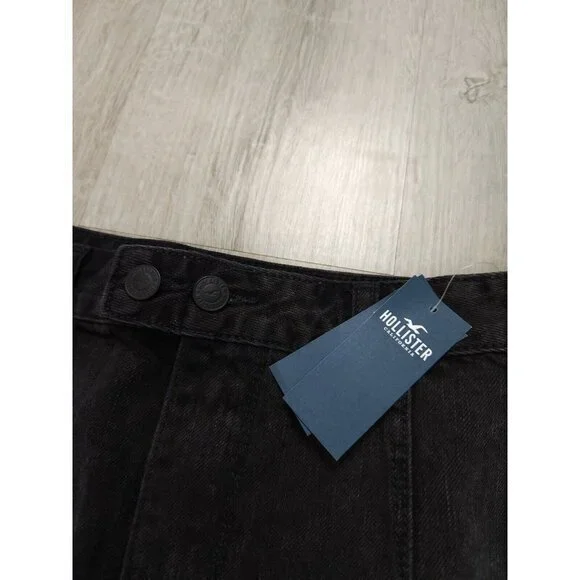New Hollister Ultra High Rise Jean Denim Skirt Womens 3 - Picture 3 of 7